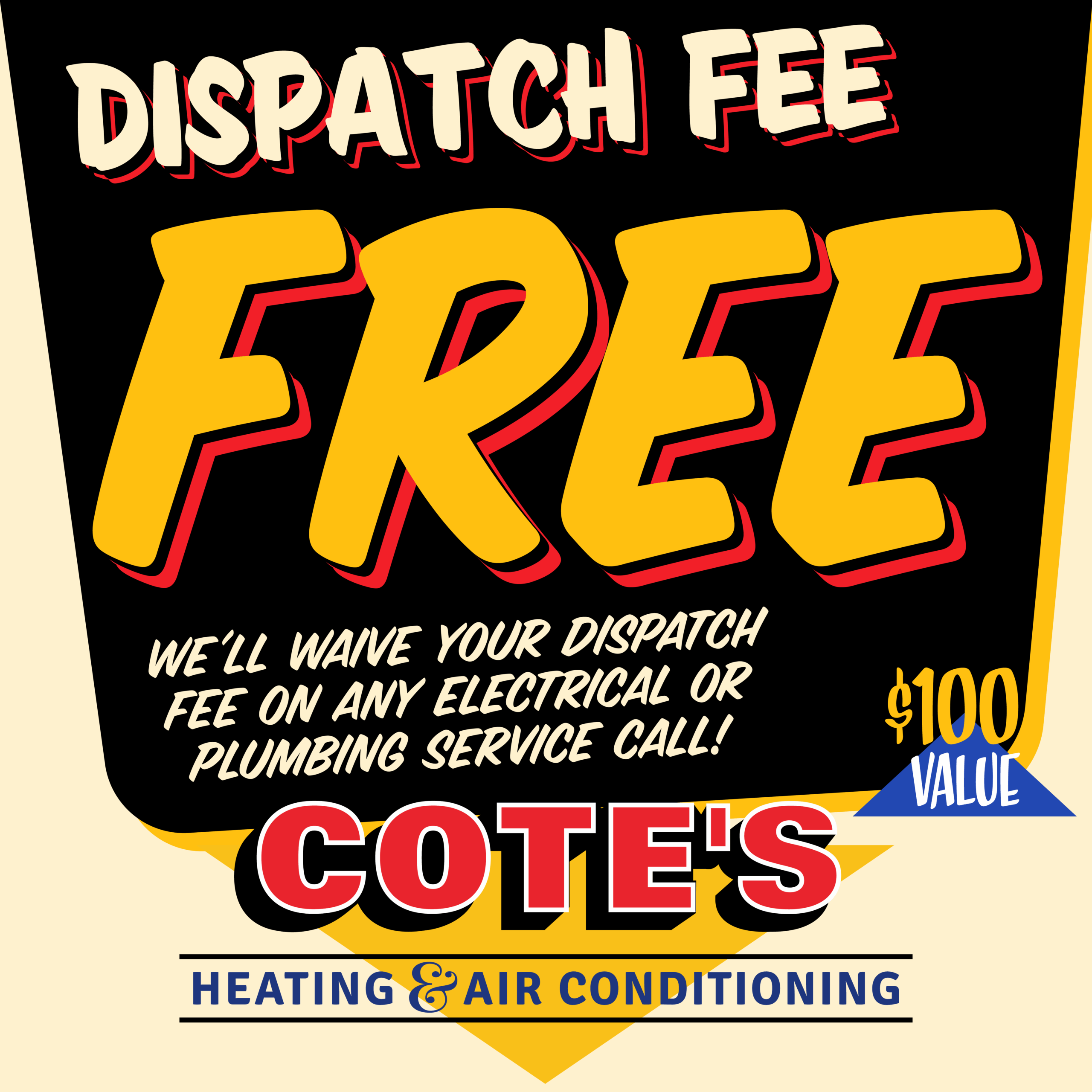 free dispatch fee