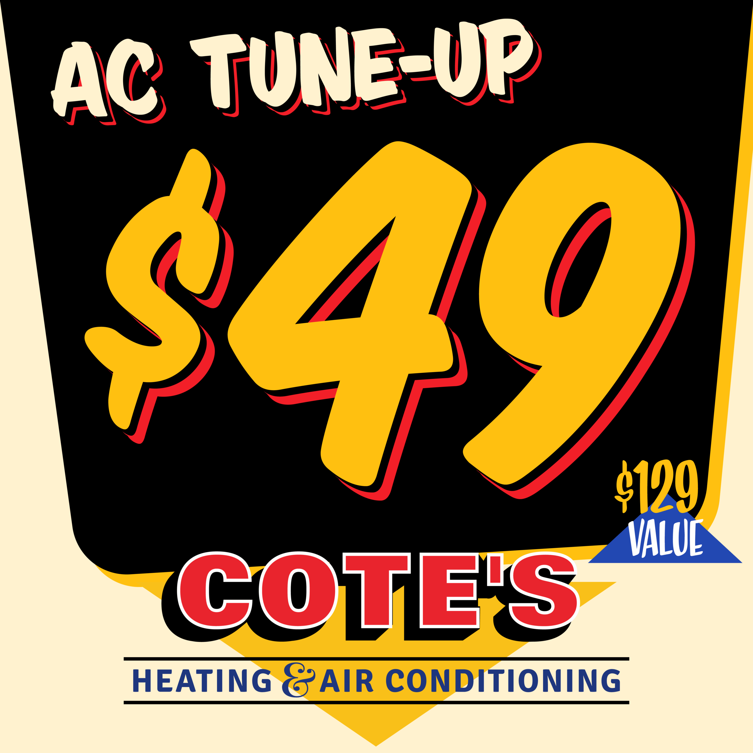 ac tune-up $49 - $129 value